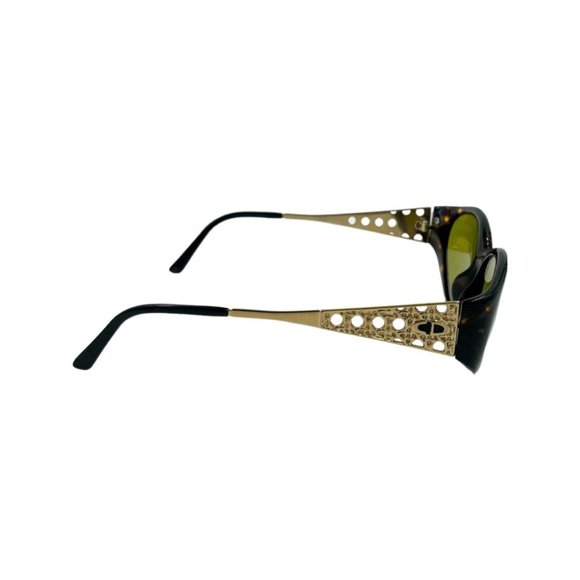 90\'s/Y2K Wrap Around Cat Eye Christian Dior Optyl Sunglasses Eyewear Tortoise